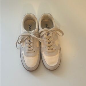 Qupid Tan and Cream Casual Sneakers